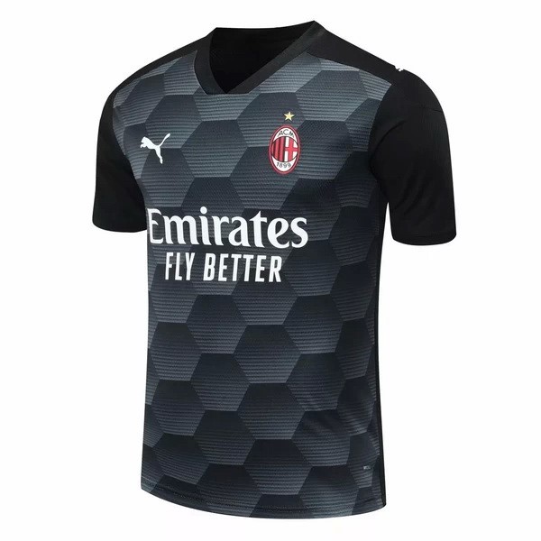 Camiseta AC Milan 2ª Kit Portero 2020 2021 Negro